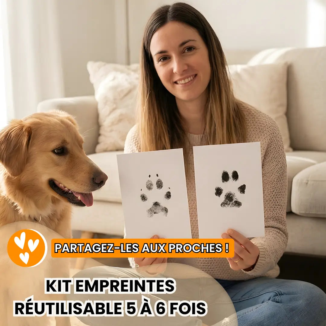 Pawprint'Dog - Kit d'empreinte pour Chiens et Chats