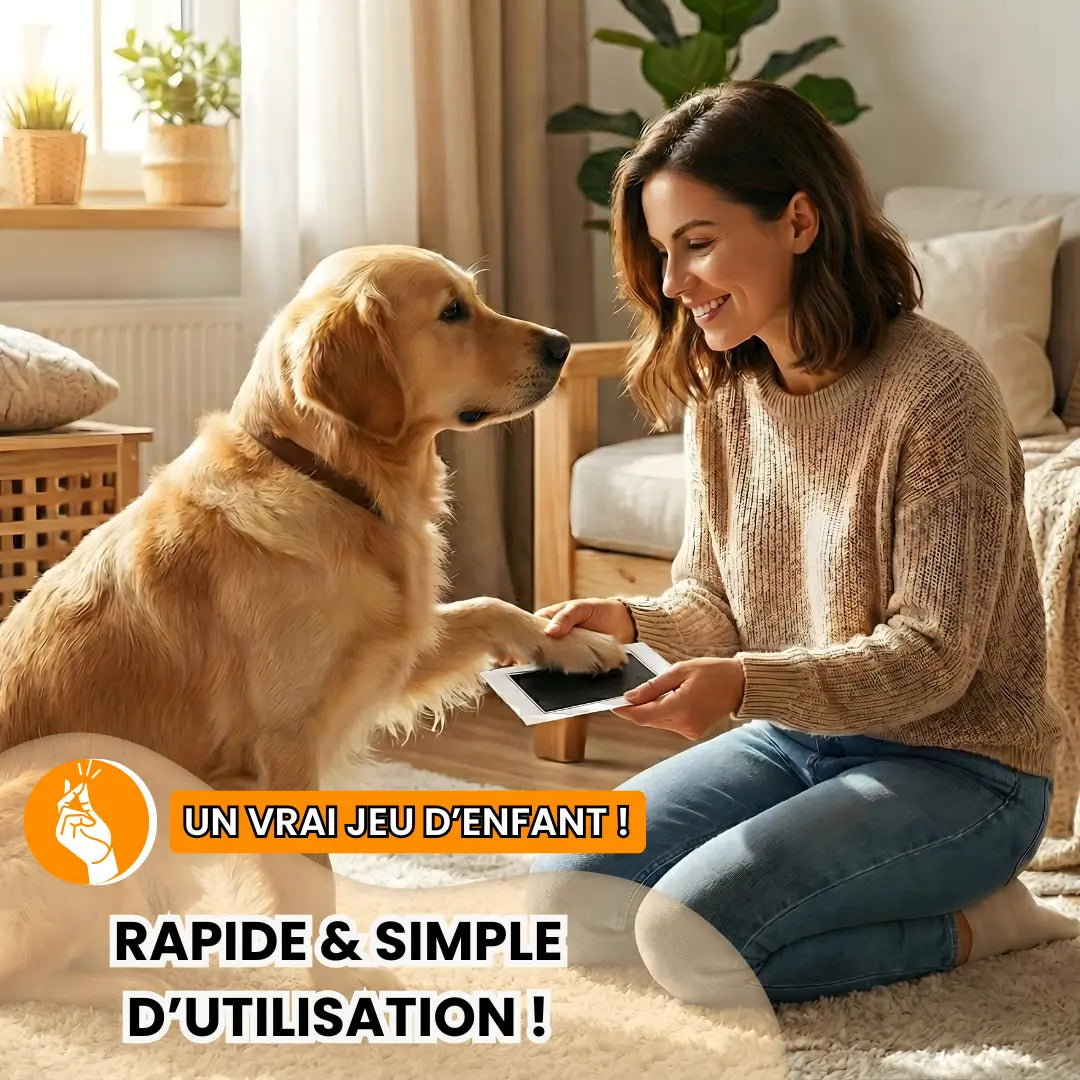 Pawprint'Dog - Kit d'empreinte pour Chiens et Chats