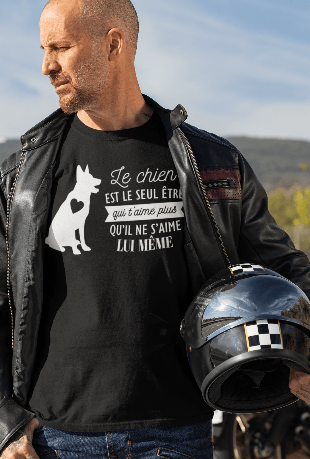 Le chien est le seul...